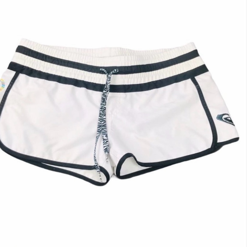 Roxy Black and white Women athletic short size  7